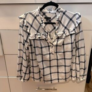EUC jcrew blouse